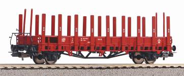 PIKO 95353 - H0 - Rungenwagen ex Ulm mit Bremserbühne, DSB, Ep. IV